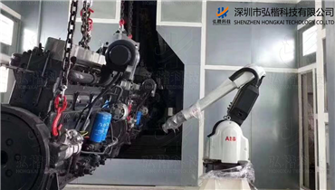 汽车零部件机器人喷涂粉色视频WWW免费下载